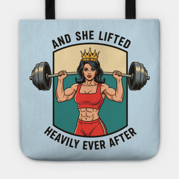 And She Lifted Happily Ever After Tote by enrynz