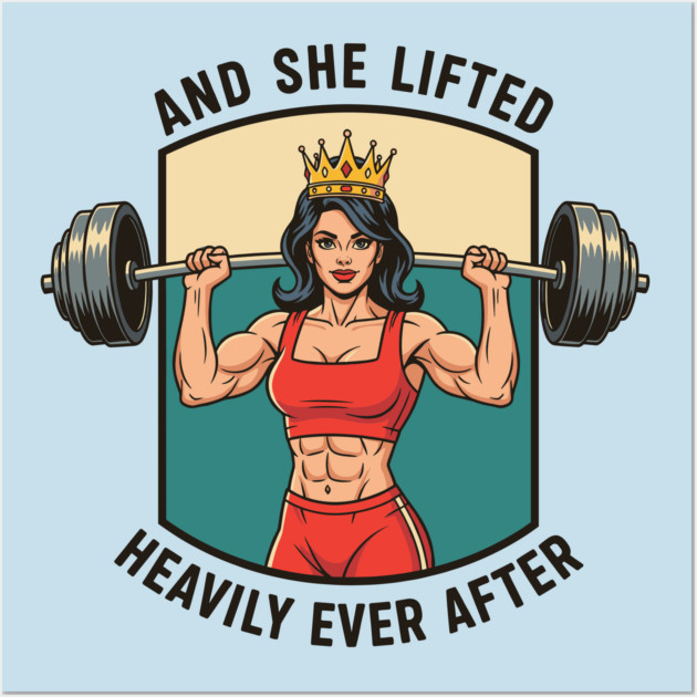 And She Lifted Happily Ever After Wall Art by enrynz