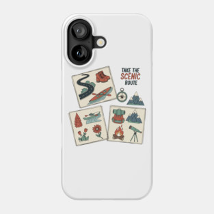 Take the scenic route Phone Case