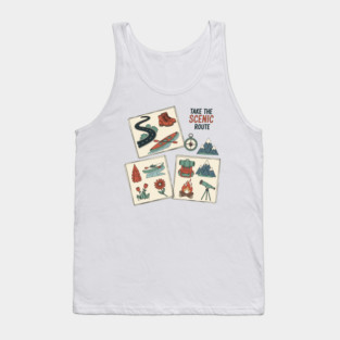 Take the scenic route Tank Top