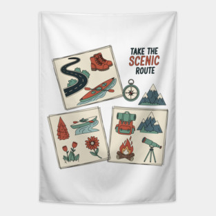 Take the scenic route Tapestry