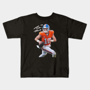 Bo Nix Denver Broncos  Football Kids T-Shirt