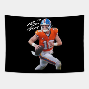 Bo Nix Denver Broncos  Football Tapestry