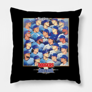Dodgers vs blue jays world series 2025 Pillow