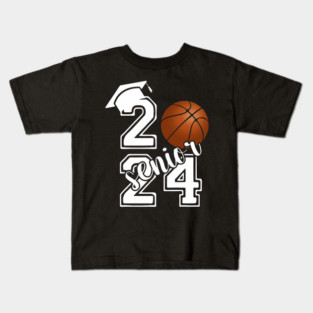 Sport Basketball Class Of 2024 Seninor Sports Kids T-Shirt