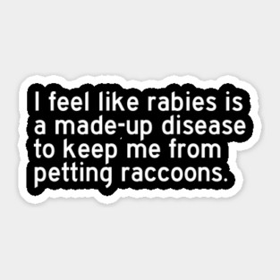 Pet Raccoons Sticker