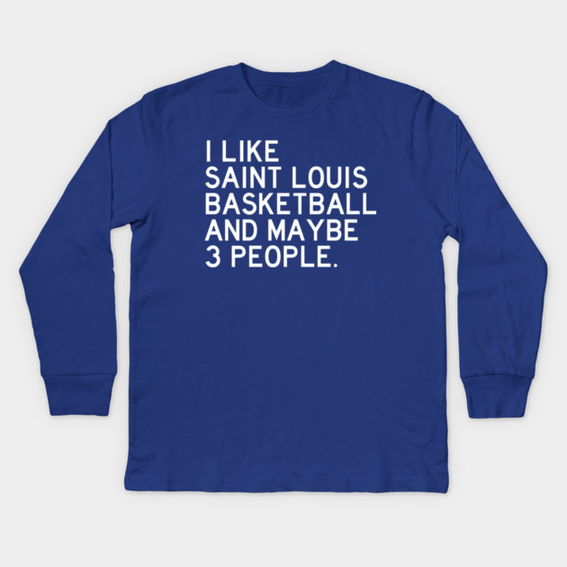 I like SLU Basketball Kids Long Sleeve T-Shirt by Litehouse Tees