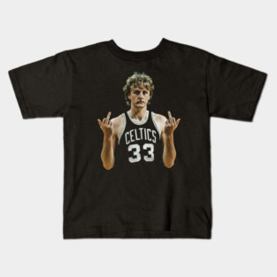 larry bird MIDDLE FINGER Retro Kids T-Shirt