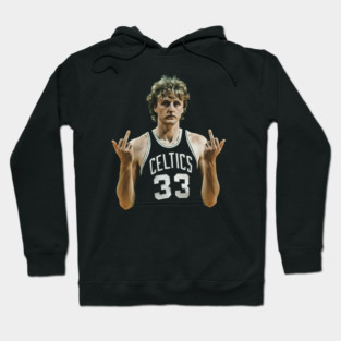 larry bird MIDDLE FINGER Retro Hoodie