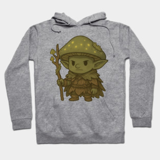 Mosscap the Forest Guardian – Chibi Mushroom Protector Hoodie