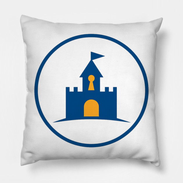 Castle - Front t-Shirt Deisgn Pillow by Disney For Seniors