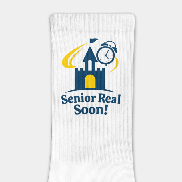 Senior Real Soon! - Front T-Shirt Design by Disney For Seniors