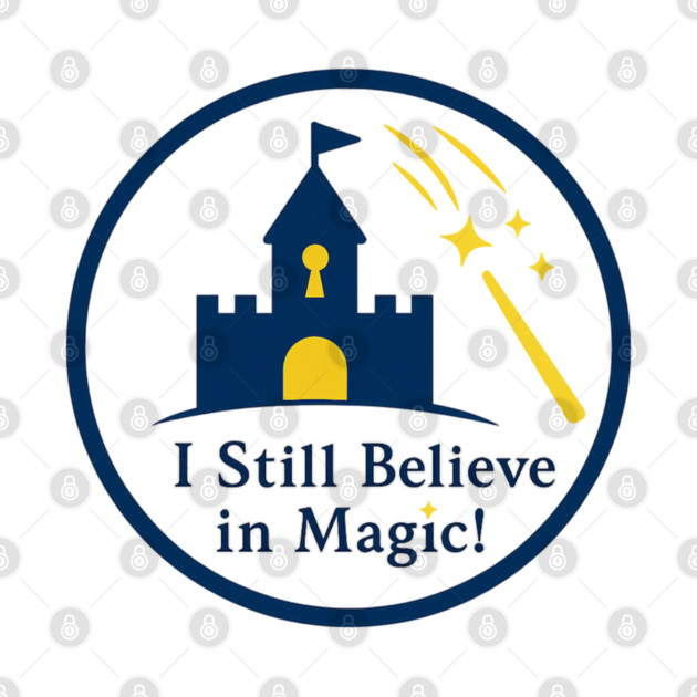 I Still Believe in Magic! - Front T-Shirt Deisgn by Disney For Seniors