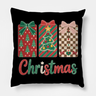 Festive Christmas Gift Pillow