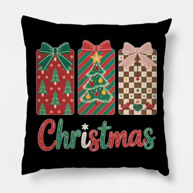 Festive Christmas Gift Pillow by norhando