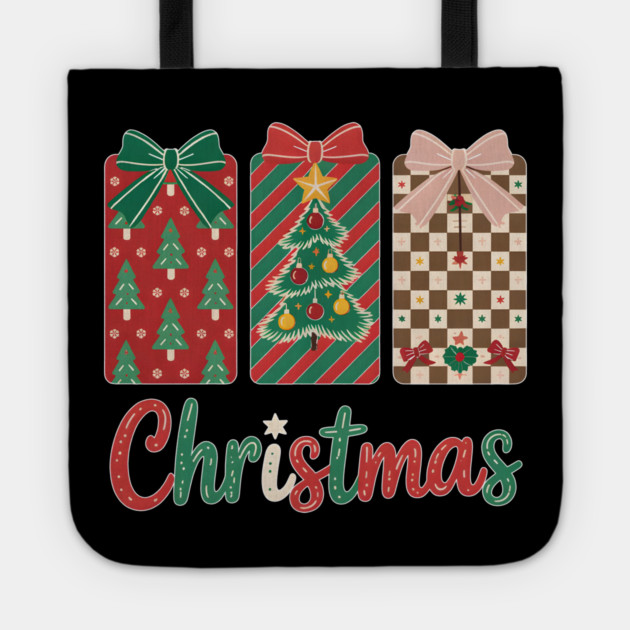 Festive Christmas Gift Tote by norhando