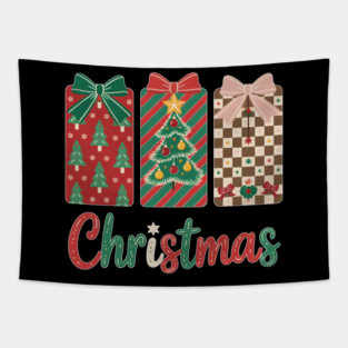 Festive Christmas Gift Tapestry