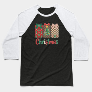 Festive Christmas Gift Baseball T-Shirt