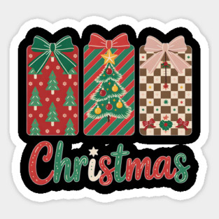 Festive Christmas Gift Sticker