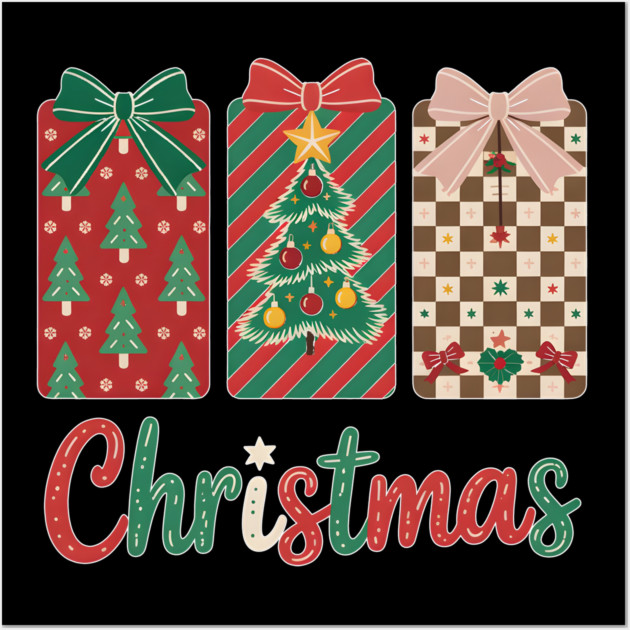 Festive Christmas Gift Wall Art by norhando