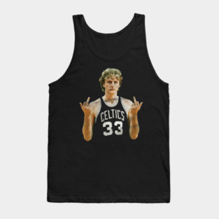 larry bird MIDDLE FINGER Retro 80s Tank Top