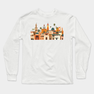 vintage morocco souvenir souvenir of morocco Long Sleeve T-Shirt