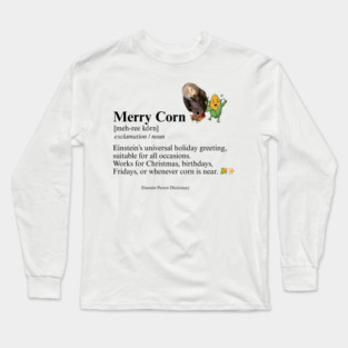 Merry Corn Definition Long Sleeve T-Shirt