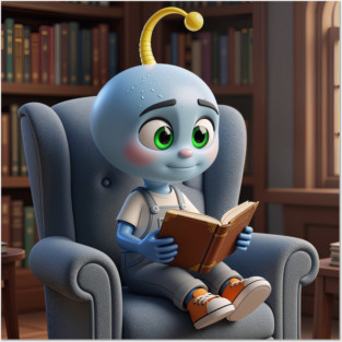 Tiko Blue - Library Guide Posters and Art