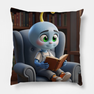 Tiko Blue - Library Guide Pillow