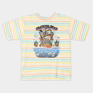 VINTAGE-1993 Grateful Dead Ship Of Fools Kids T-Shirt