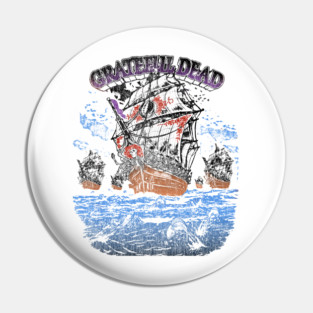 VINTAGE-1993 Grateful Dead Ship Of Fools Pin
