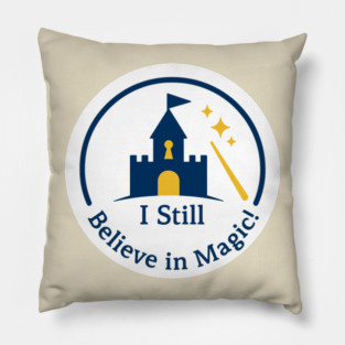 Grandchildren - I Still Believe In Magic! Sparkles Pillow