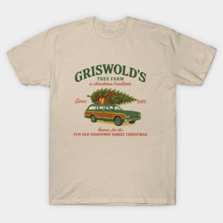 Griswold Christmas Tree Farm Since 1989 Retro Christmas Movie T-Shirt