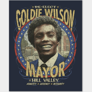 Re-Elect Mayor Goldie Wilson 1985 Posters and Art