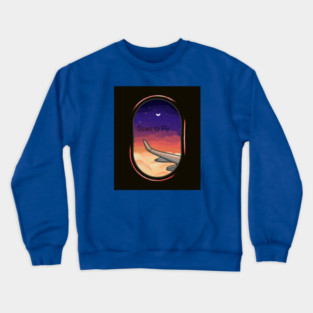 Down to fly Crewneck Sweatshirt