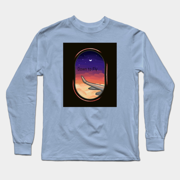 Down to fly Long Sleeve T-Shirt by FirstClassQueen