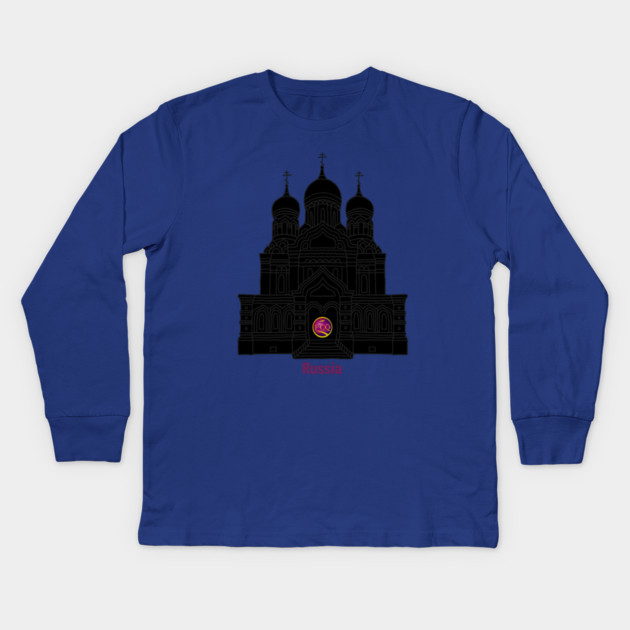 Russia Kids Long Sleeve T-Shirt by FirstClassQueen