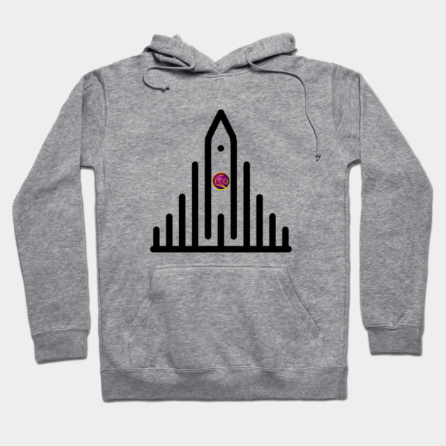 Hallgrimskirkja in Iceland Hoodie by FirstClassQueen