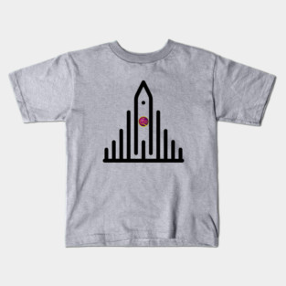 Hallgrimskirkja in Iceland Kids T-Shirt