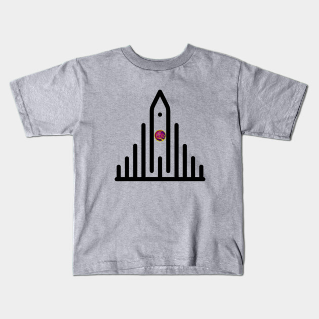 Hallgrimskirkja in Iceland Kids T-Shirt by FirstClassQueen