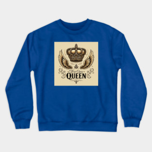 First Class Queen Crown Crewneck Sweatshirt