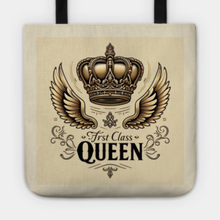 First Class Queen Crown Tote