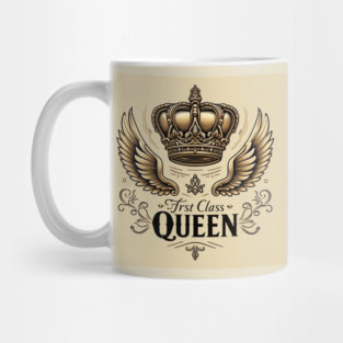 First Class Queen Crown Mug