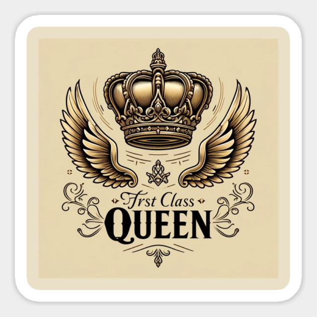 First Class Queen Crown Magnet by FirstClassQueen