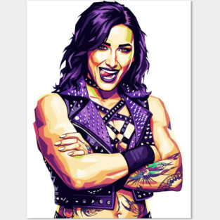 Rhea Ripley Pop Art Posters and Art