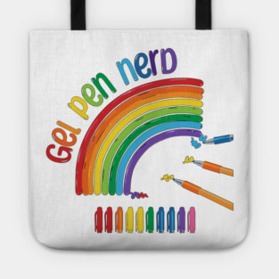 Gel Pen Nerd, for all lovers of gel ink pens Tote