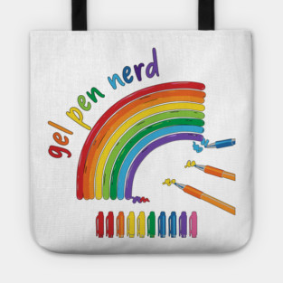Gel Pen Nerd, for all lovers of gel ink pens Tote