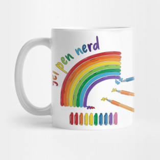 Gel Pen Nerd, for all lovers of gel ink pens Mug