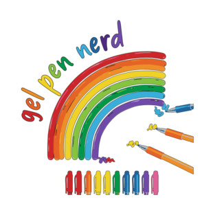 Gel Pen Nerd, for all lovers of gel ink pens T-Shirt