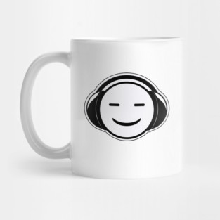 ᴅᴊ ᴛᴇᴄʜɴᴏ ᴍᴜꜱɪᴄ, ʜᴀᴘᴘʏ ʜᴇᴀᴅᴘʜᴏɴᴇ ꜰᴀᴄᴇ Mug